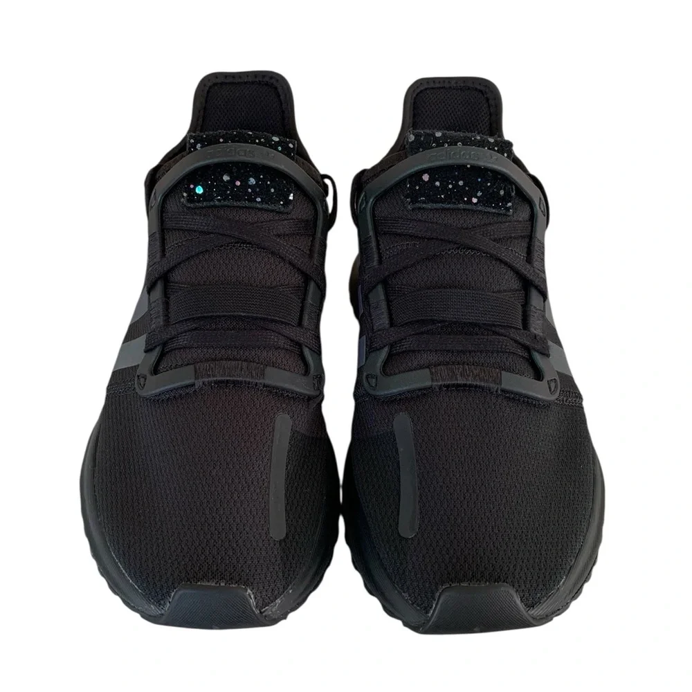 Adidas Black & Iridescent Stripe U Path Sneakers